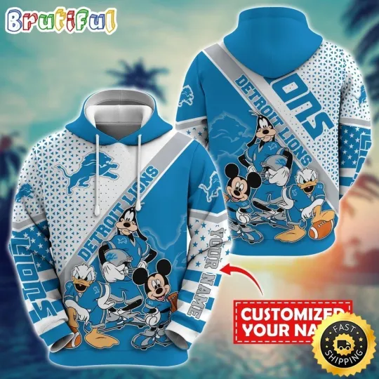 Discover Personalized Detroit Football Team Lionss Hoodie