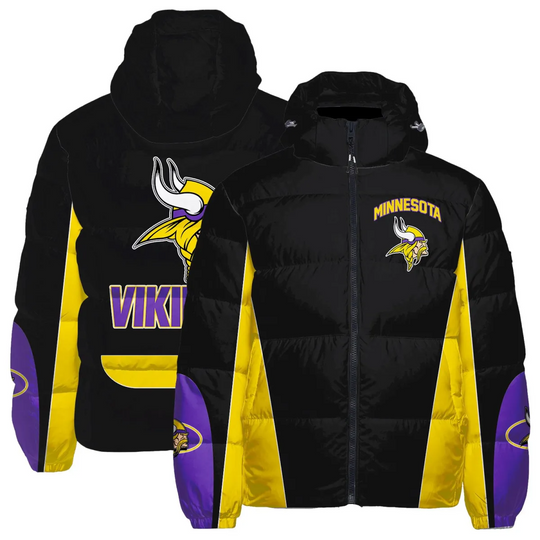 Minnesota Vikings Hooded Puffer Jacket