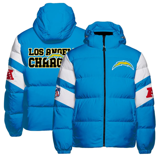 Los Angeles Chargers Hooded Puffer Jacket