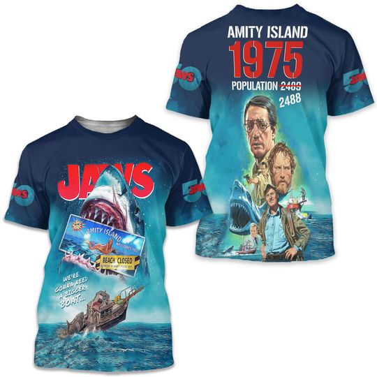 Jaws 3D Apparel Shirt 2025