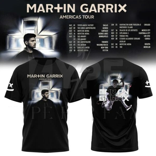 Discover Martin Garrix Americas Tour 2026 T-Shirt Gift For Fan