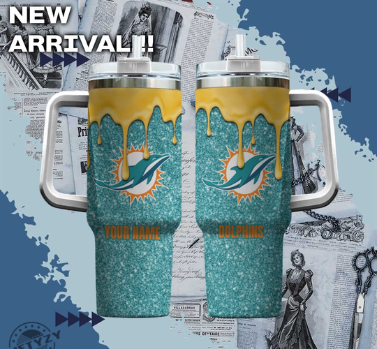 Discover football Miami Dolphins America Football Custom Name Tumbler