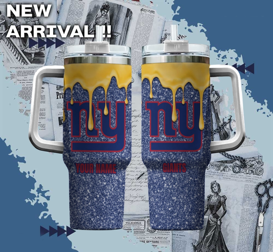 Discover football New York Giants America Football Custom Name Tumbler