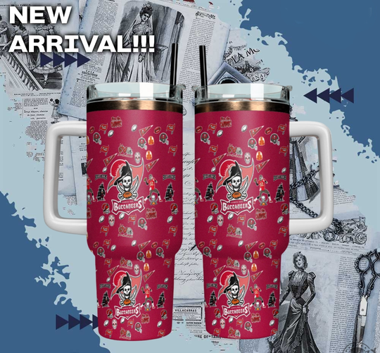 football Tampa Bay Buccaneers V2 Cup Tumbler With Handle