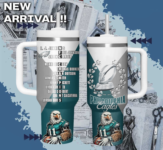 Philadelphia Eagles football Sports Football Nfc Champion Cup Tumbler With Handle