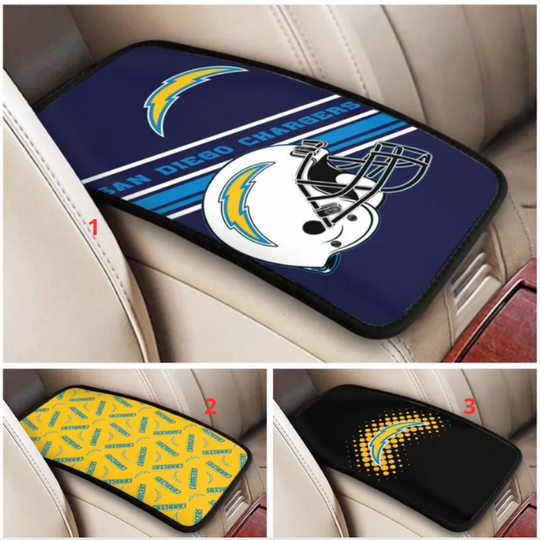 Discover San Diego Football Car Armrest Cushion Auto Car Box Cover Center Pad,fans Gift