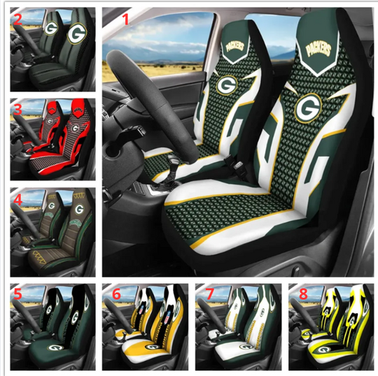 Car Seat Cover Personalized Nonslip Seat Protector for Green Bay Football