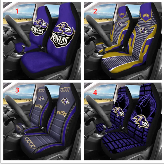 Car Seat Cover Personalized Nonslip Seat Protector for Baltimore Football