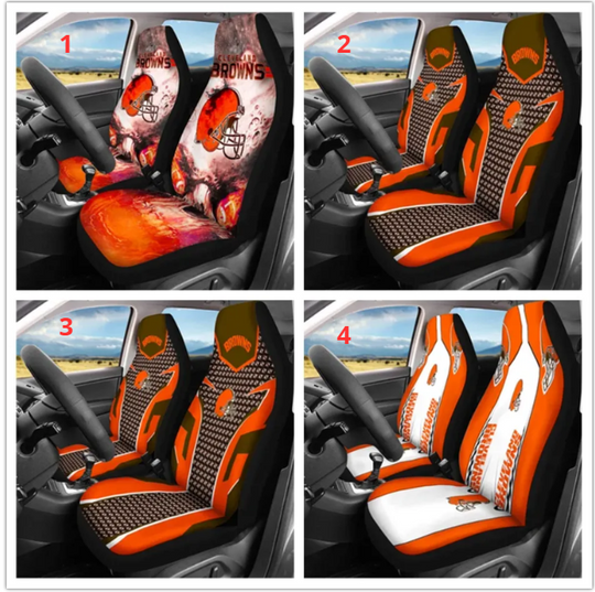 Car Seat Cover Personalized Nonslip Seat Protector for Cleveland Football