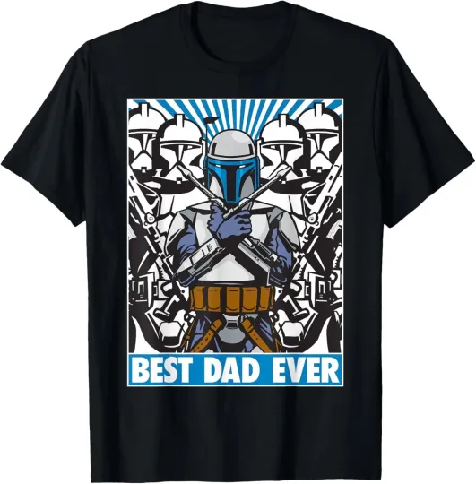 Star Wars Father's Day Jango Fett Best Dad Ever T-Shirt