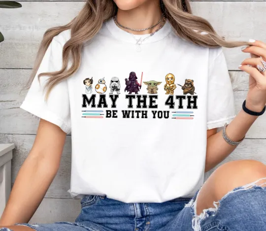 Discover Disney Star Wars May The 4th Be With You Cute Men Women Unisex8