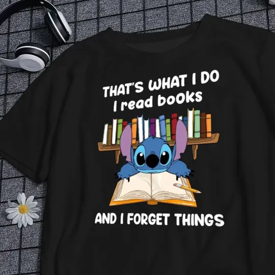 Discover Disney Happy Cute Stitch  Toon Friends T-shirt 4