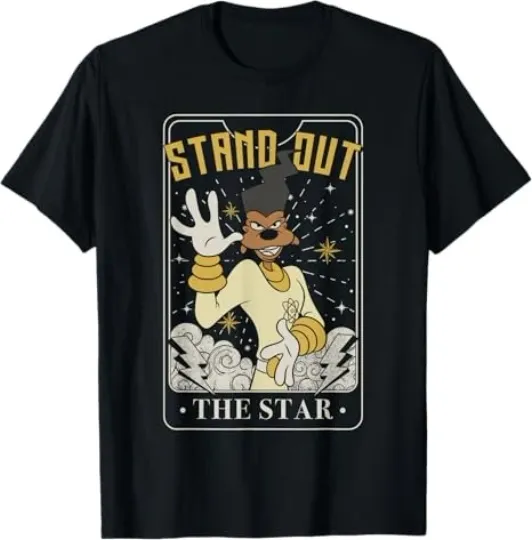 Discover Disney A Goofy Powerline Tarot Movie Stand Out The Star T-Shirt Size S - 5XL