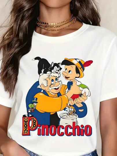Discover Disney Geppetto And Jiminy Cricket T-Shirts Unisex 3