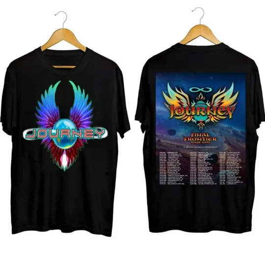 Discover Journey Band Final Frontier Tour 2026 T-Shirt Fan Gift Rock Concert Merch S-5XL