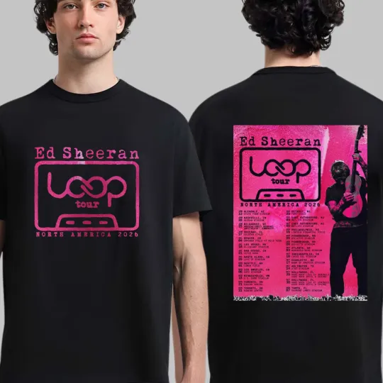 Discover Ed Shee Loop Tour 2026 North America Unisex T-Shirt