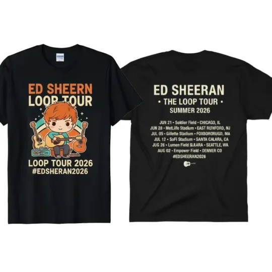 Discover The Loop World Tour 2026 Shirt - Mathematics Fan Concert Tee - Tour Dates Back
