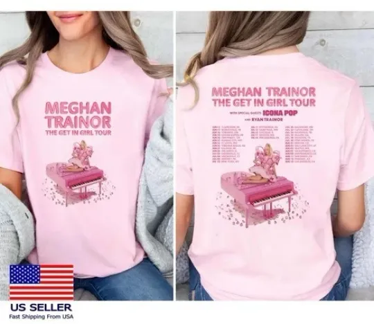Discover Meghan Trainor The Get In Girl Tour 2026 North America T-Shirt