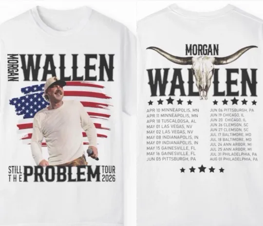 Discover Wallen Western Still The Problem 2026 Tour Merch Custom T-Shirt Size S-5XL