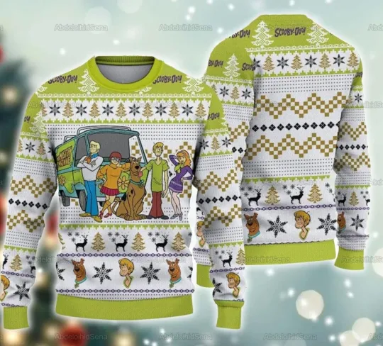 Discover Scooby Doo Ugly Sweater Scooby Doo Christmas Sweatshirt