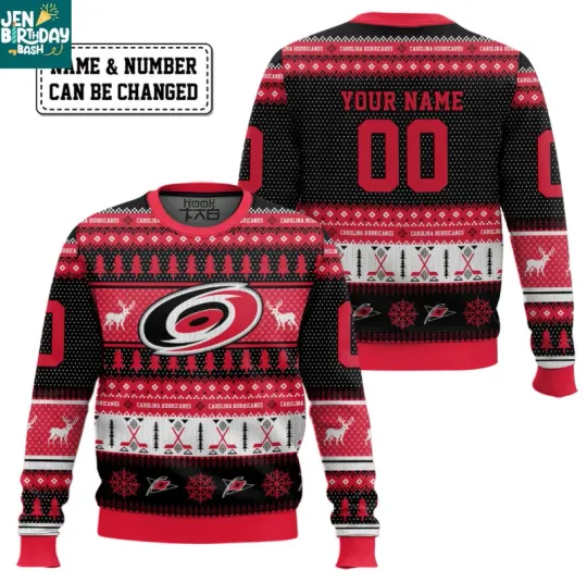 Personalized Carolina Hurricane 2025 Carolina Culture Ugly Sweater