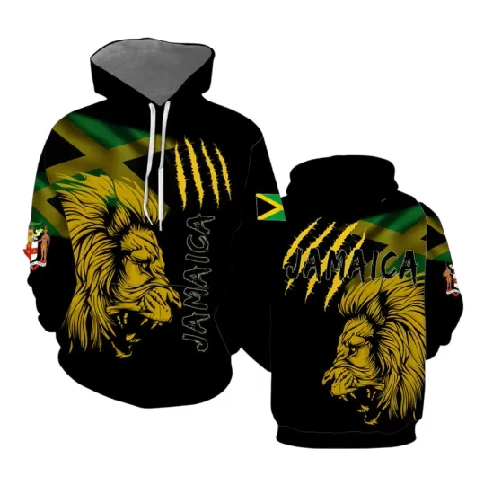 Discover Jamaica 3D All-Over Print Hoodie