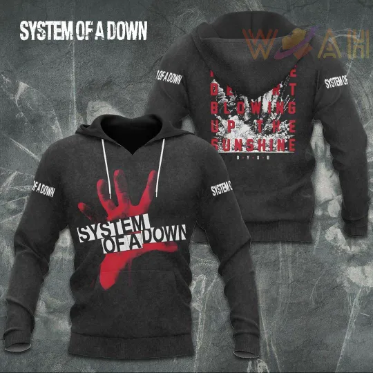 Discover SYSTEM OF DOWN 3D Hoodie