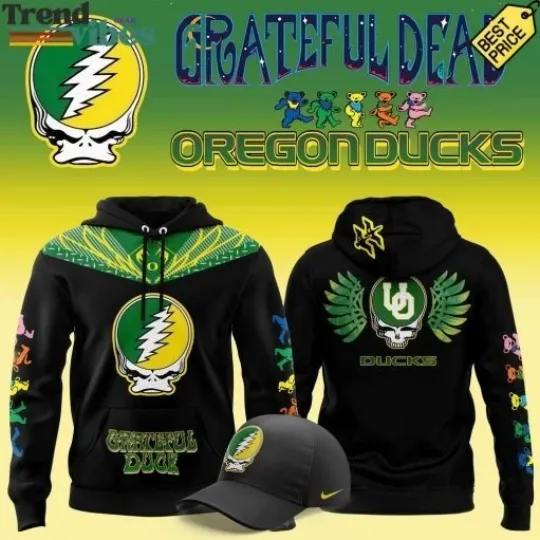 Discover Oregon Duck x Gratefull Dead Day Special All Over Print 3D Hoodie