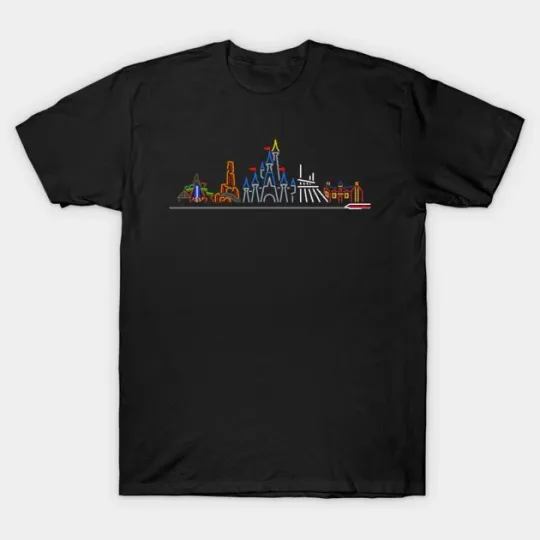 Disneylands T-Shirt, Magic Kingdom Monorail Shirt, Gift For Friends
