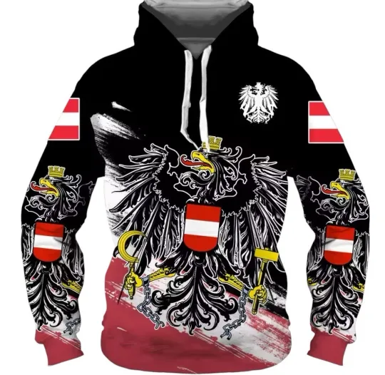 Discover German Flag Eagle 3D Hoodie Unisex Pullover