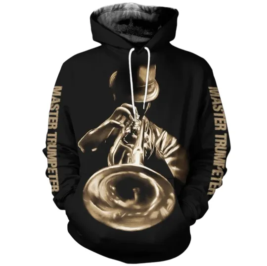 Discover 3D All Over Printed Trumpeter Hoodie