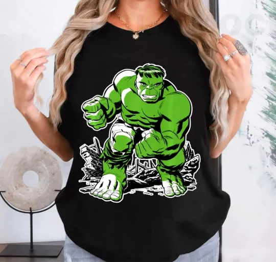 Discover Disney Avengers T-Shirt, Funny Cute Hulk Incredible Shirt, Gift For Friends