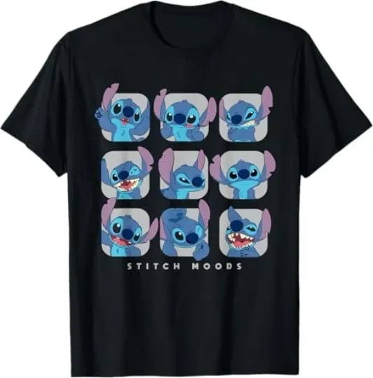 Discover Disney Lilo And Stitch Moods T-Shirt, Gift For Friends