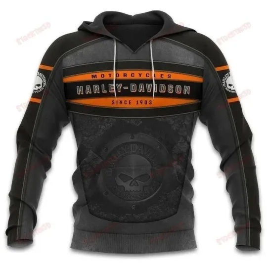 Discover Harley-Davidsonn Motocycle 3D Printed Unisex Hoodie Birthday Gift For Men Women