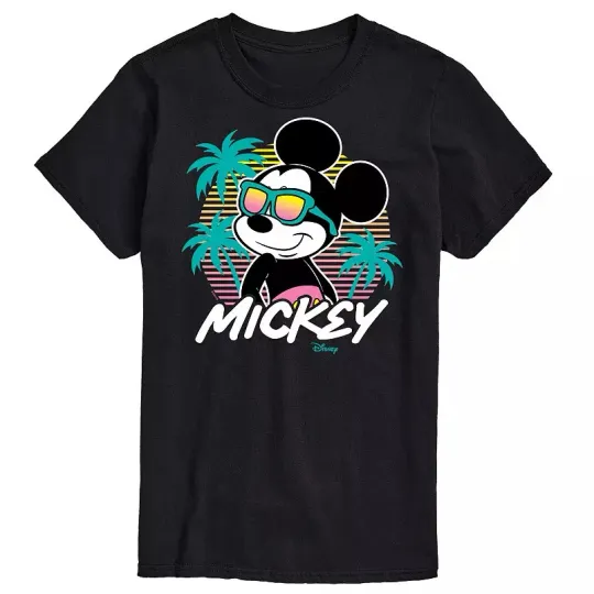 Disney's Mickey Mouse Big & Tall Sunset T-Shirt, Gift For Friends