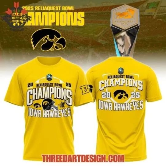 Discover HOT!! ReliaQuest Bowl Champions 2025 T-Shirt 3D