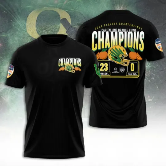 Oregon Duck Football 3D Shirt