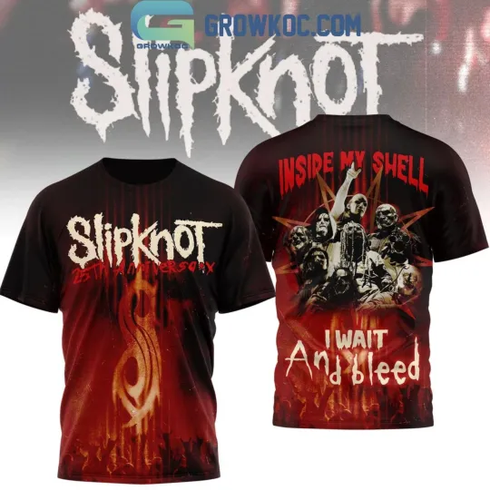 Discover Slipknott 25th Anniversary Inside My Shell 3D T-Shirt S-5XL