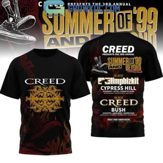 Discover Creed Presents The 3Rd Annual 3D Shirt S-5XL