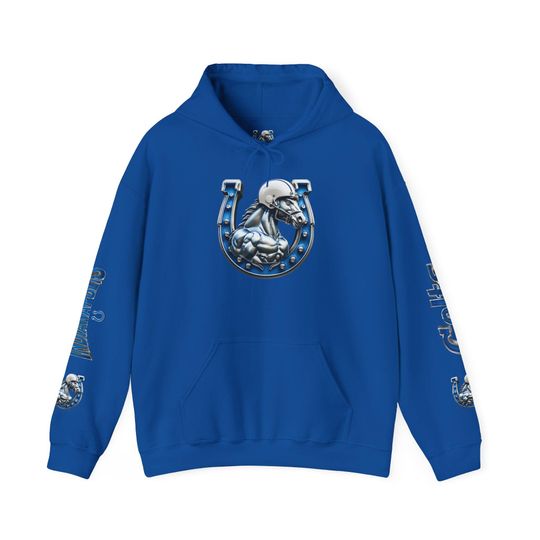 Discover Indianapolis Colts Hoodie, Chrome Logo, Game Day Pullover