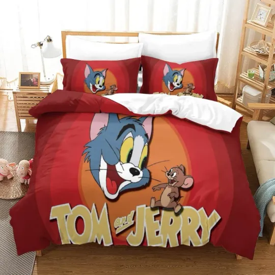 Tom and Jerry Bedding Set for Kids