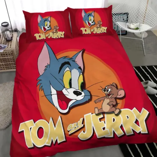 Discover Tom and Jerry Cartoon Bedding Set