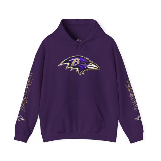 Baltimore Ravens Hoodie, Chrome Edition, Game Day Wear