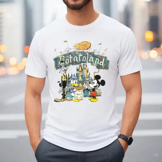 Discover Disney Potatoland Mickey And Friends T-Shirt Unisex