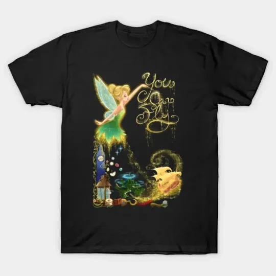Discover Disney Happy Tinker Bell T-Shirt, Gift For Friends