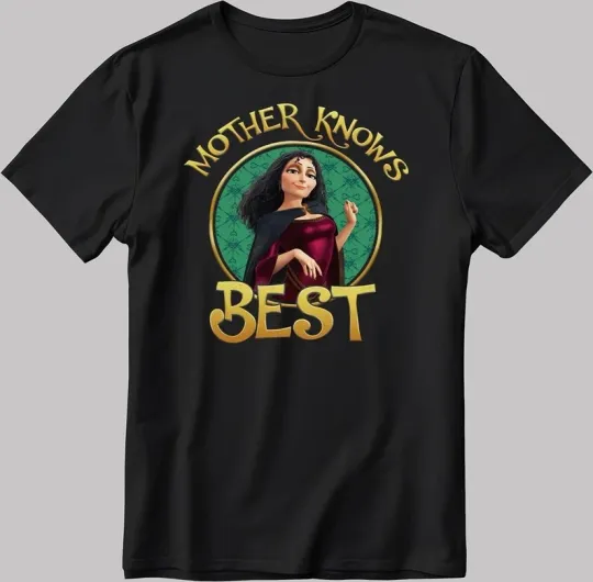 Discover Disney Tangled Rapunzel Mother Knows T-Shirt, Gift For Friends