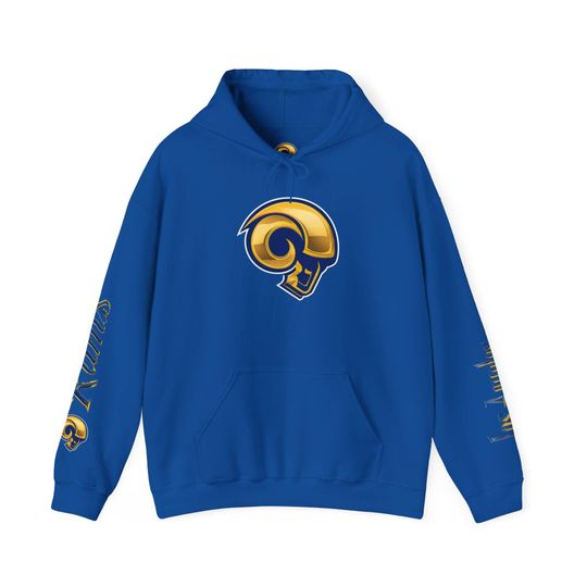 Discover Los Angeles Rams Hoodie, Vintage Football Graphics, Game Day Style
