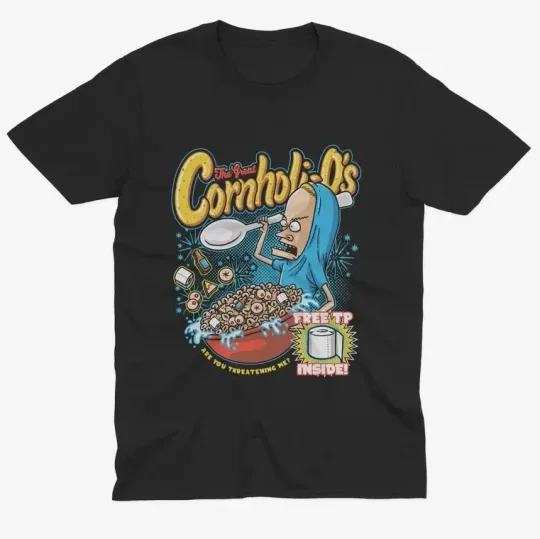 Beavis and Butt-Head Inspired T-Shirt The Great Cornholio Graphic Tee