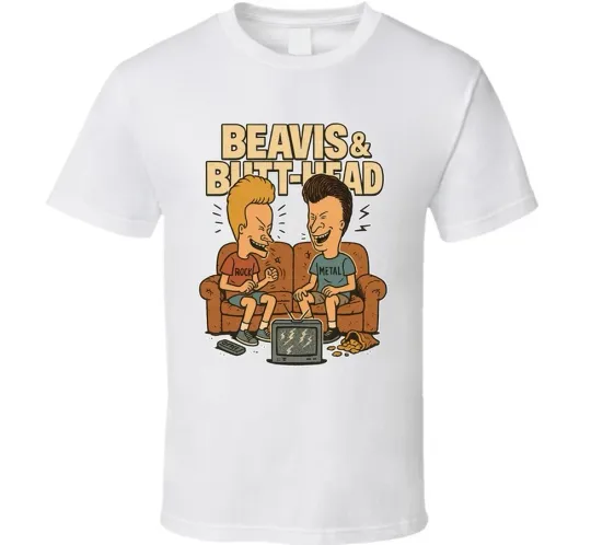 Discover Beavis And Butt-head Caricature Retro T-Shirt