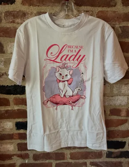 Discover Disney Parks 2026 Aristocats Marie Because I'm a Lady T-Shirt